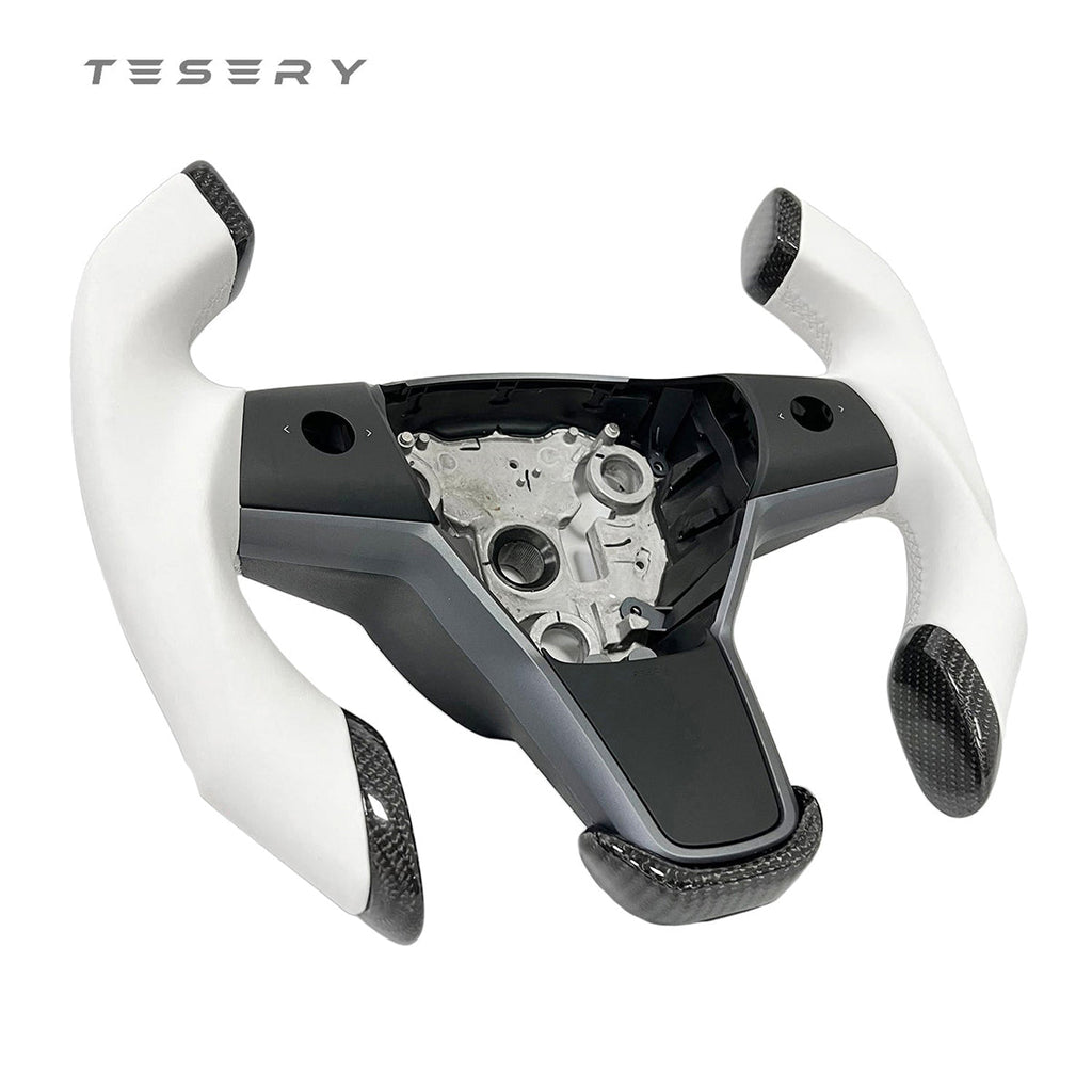Sikunuo Roadster Steering Wheel for Tesla Model 3 / Y【Airplane wheel】