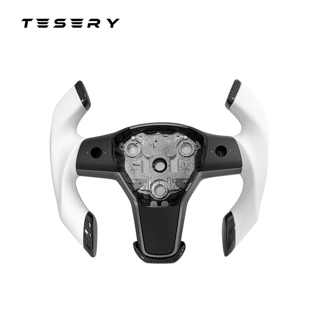 Sikunuo Roadster Steering Wheel for Tesla Model 3 / Y【Airplane wheel】