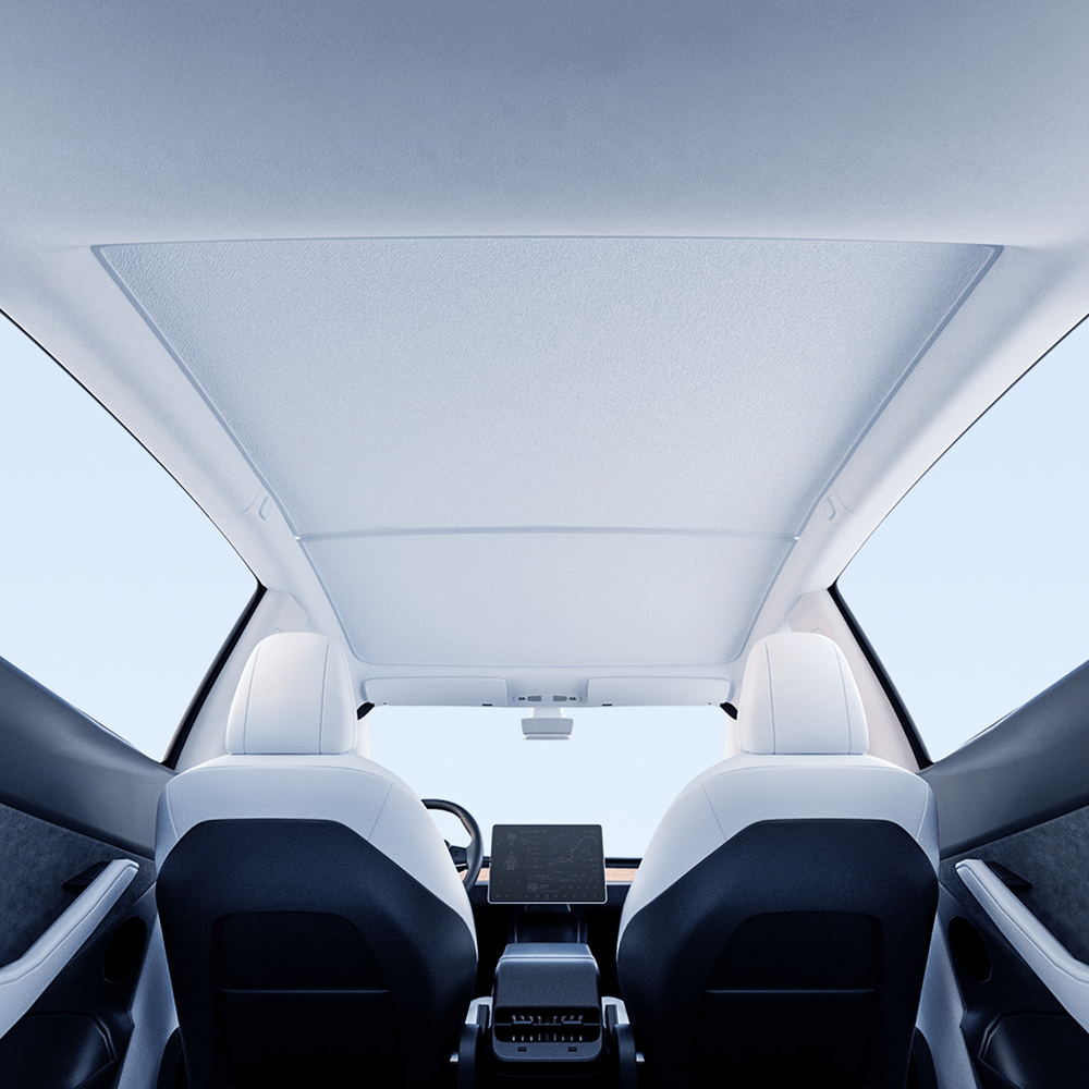 Glass Roof Sunshade for Tesla Model Y | Sikunuo