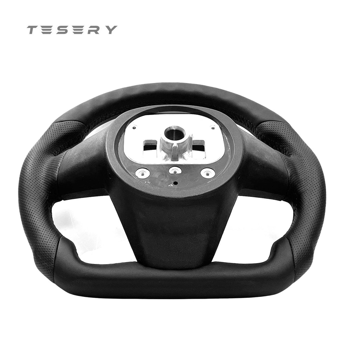 Sikunuo Touch Horn Round Steering Wheel Replacement for Tesla Model S / X 2021-2023