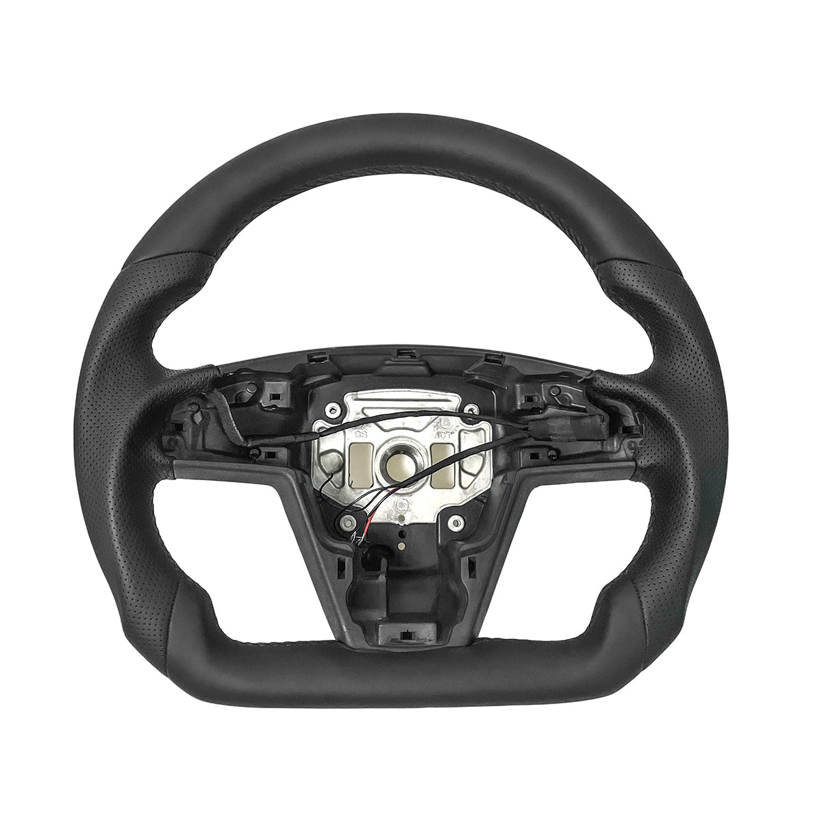 Sikunuo Touch Horn Round Steering Wheel Replacement for Tesla Model S / X 2021-2023