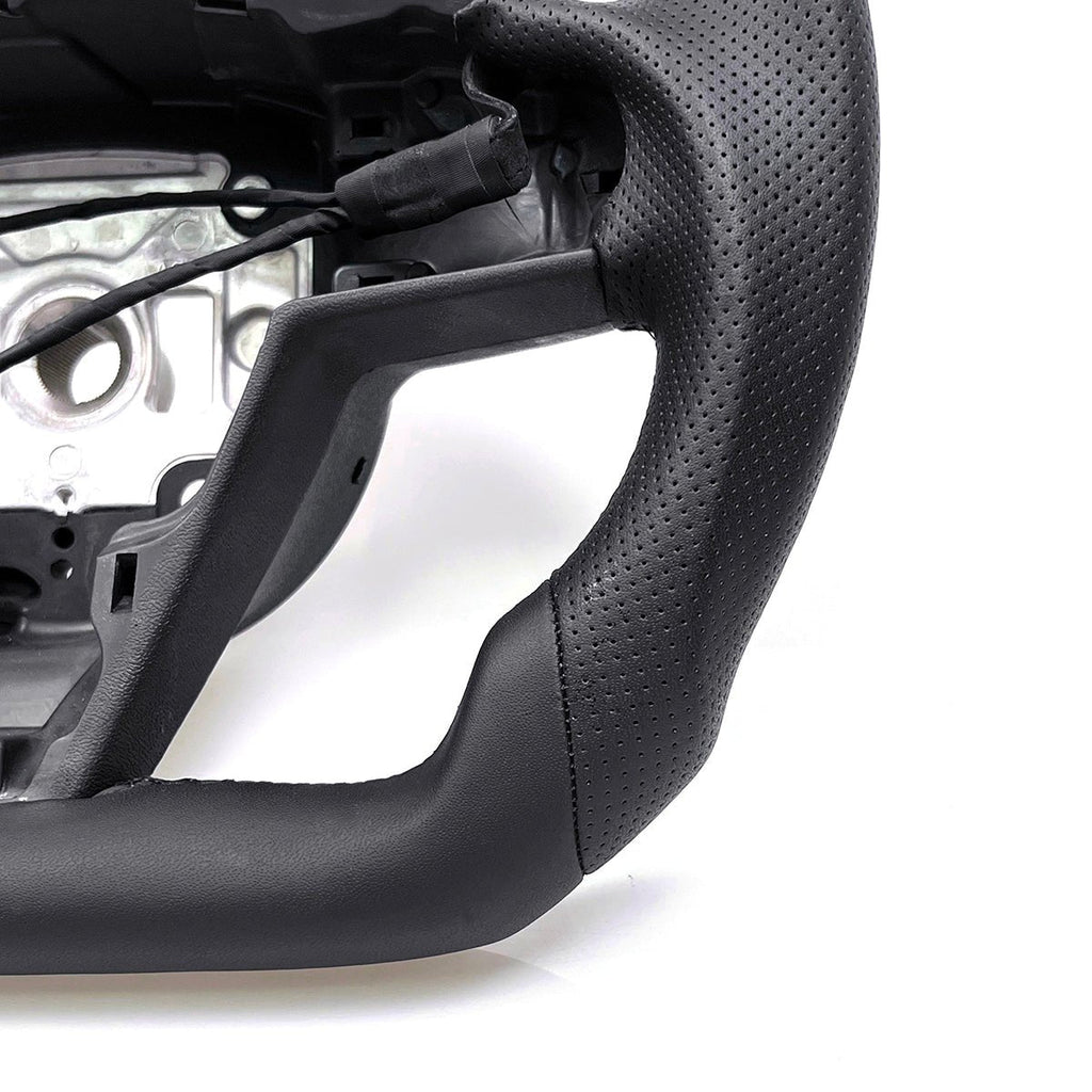 Sikunuo Touch Horn Round Steering Wheel Replacement for Tesla Model S / X 2021-2023
