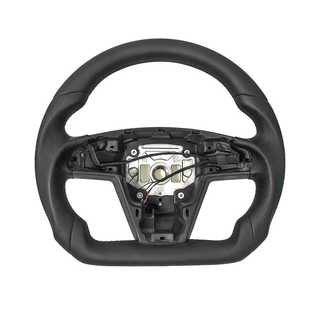 Sikunuo Touch Horn Round Steering Wheel Replacement for Tesla Model S / X 2021-2023