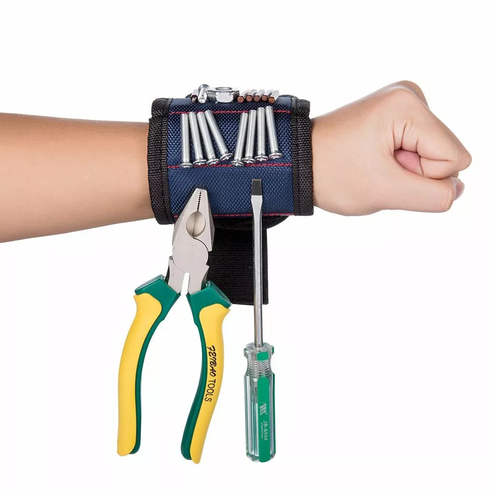 Sikunuo | Magnetic Tool Holder Bracelet for Screws and Nails