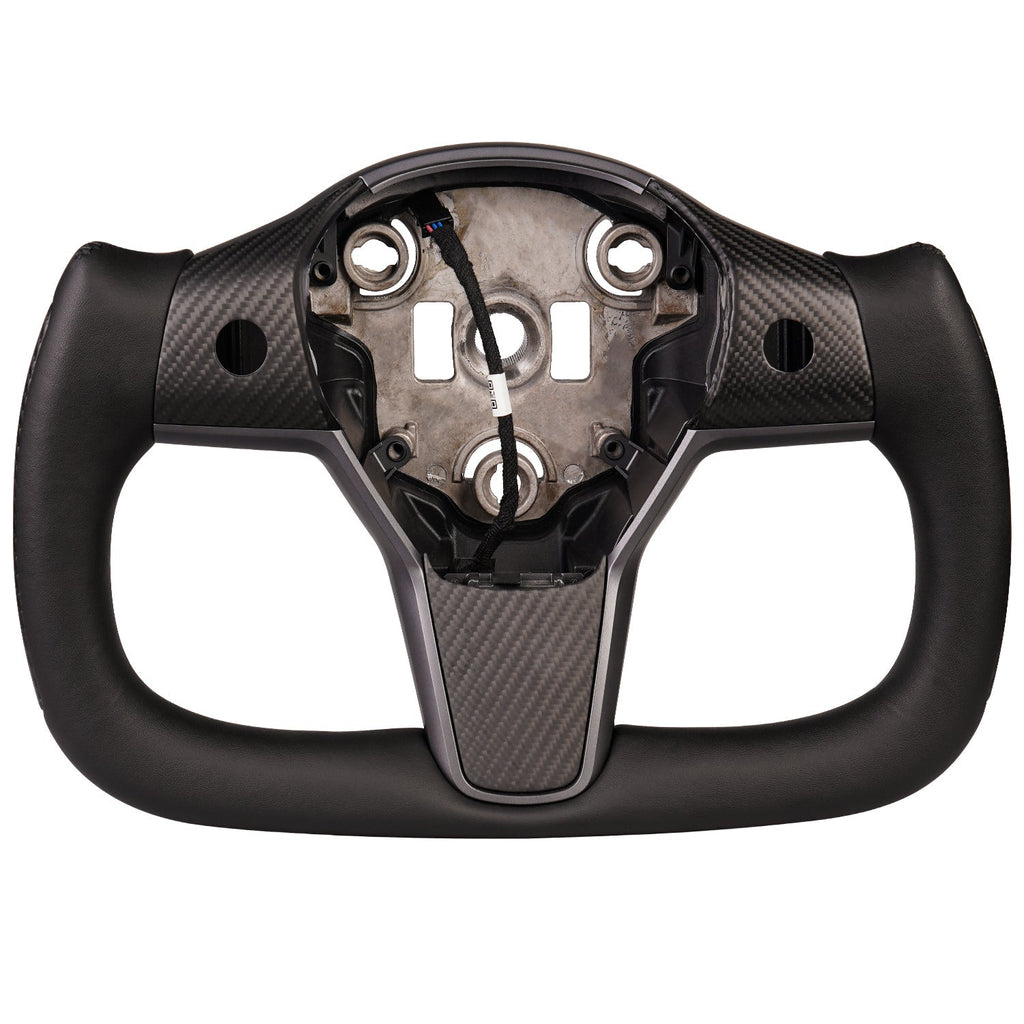 Sikunuo Yoke Carbon Fiber Steering Wheel for Tesla Model 3 / Y【Style 34】