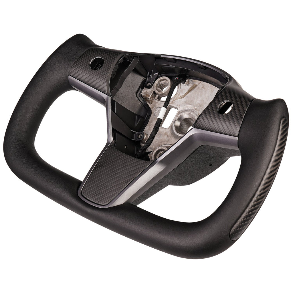 Sikunuo Yoke Carbon Fiber Steering Wheel for Tesla Model 3 / Y【Style 34】