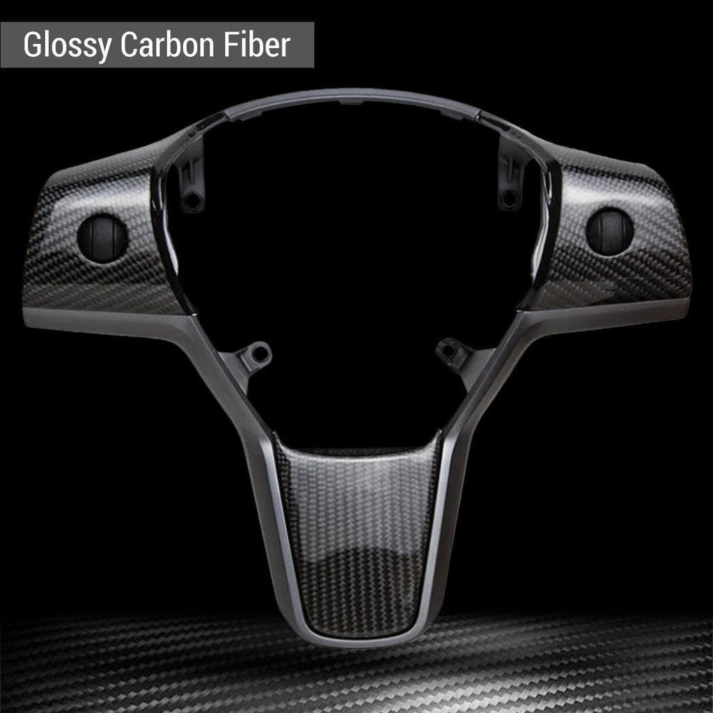 Sikunuo Yoke Carbon Fiber Steering Wheel for Tesla Model 3 / Y【Style 34】