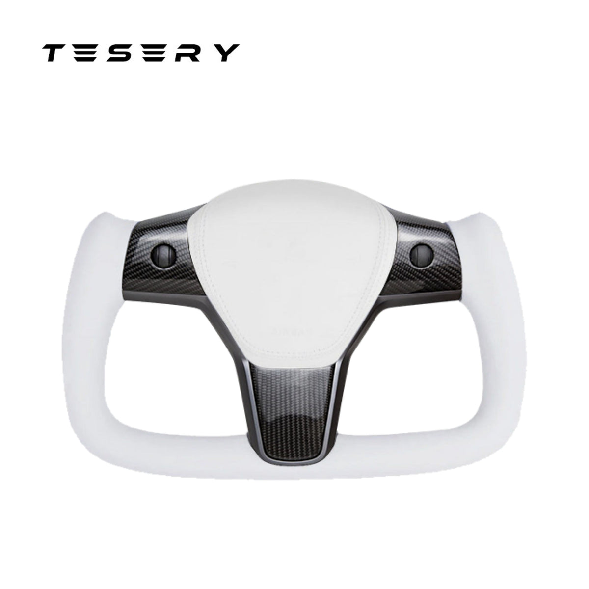Sikunuo Yoke Carbon Fiber Steering Wheel for Model 3 / Y【Style 37】