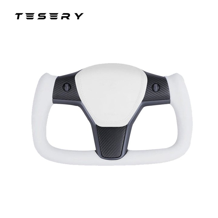 Sikunuo Yoke Carbon Fiber Steering Wheel for Model 3 / Y【Style 37】