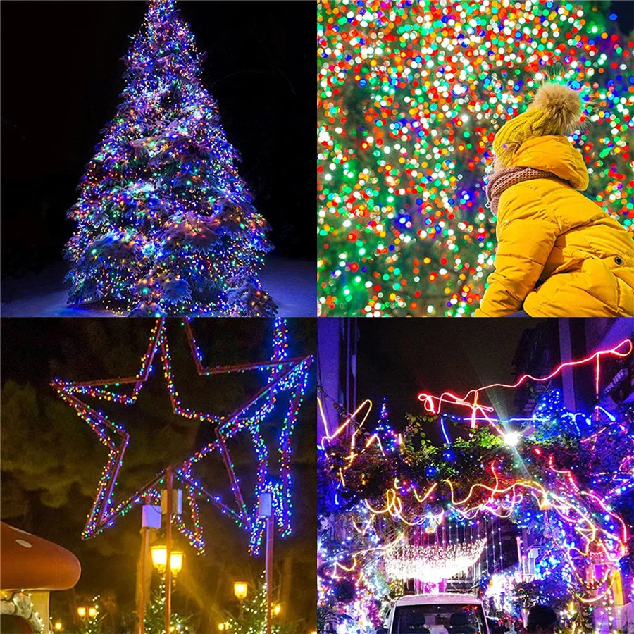 Christmas Lights Outdoor Multicolour LED Rope Light