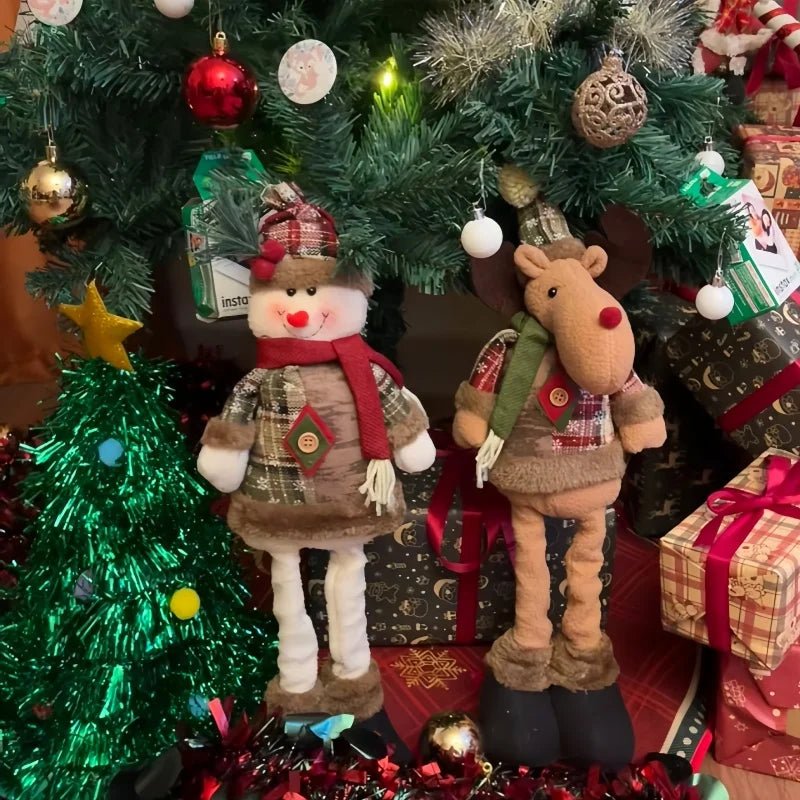 Stylish Festive Santa Claus Doll for Elegant Holiday Decoration
