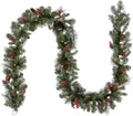 Christmas Garland with Lights - FrostGlow