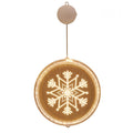Christmas LED Acrylic Decoration Round Suction Cup Light