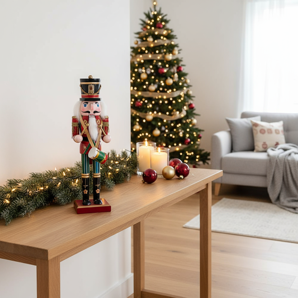 Nutcracker Figure | Classic Christmas Decoration Made of Resin
