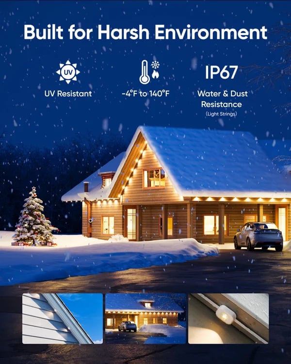 MagicGlow - Simple vibrant outdoor lighting with app control