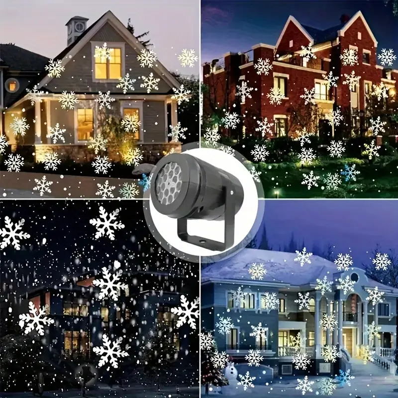 Magic Snowflakes Christmas Projector – LED light show for indoor and outdoor