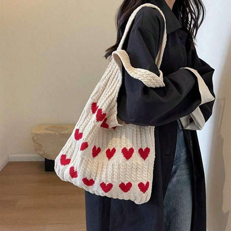 Knit Love Tote Bag
