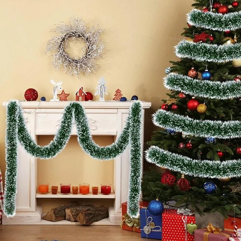 Premium Green Decorative Ribbon for Wreaths and Christmas Tree Decoration