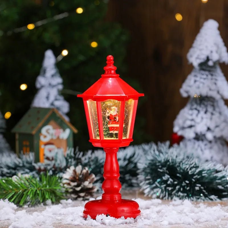 Illuminated Snow Globe Lantern for Magical Christmas Decoration