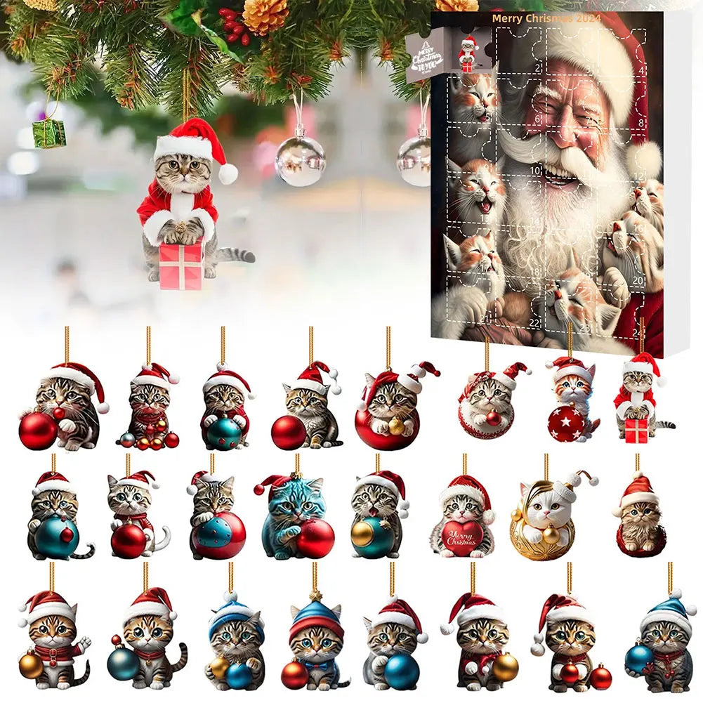 Dachshund Advent Calendar 2024 – 24 Days Christmas Countdown with Funny Figures for Dog Lovers