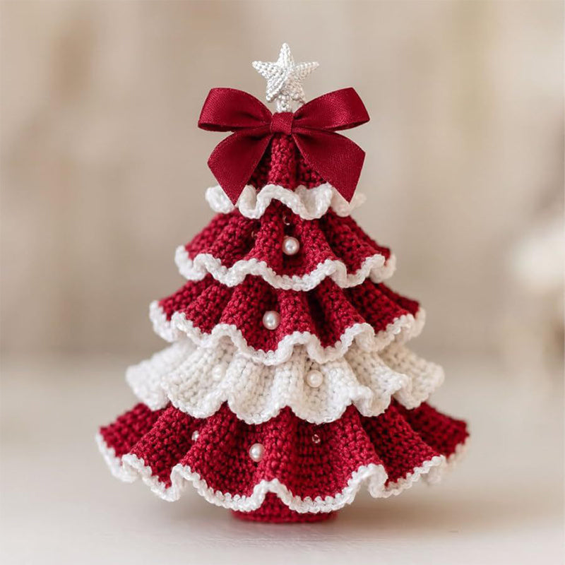 PearlPine – Elegant hand-crocheted Christmas trees