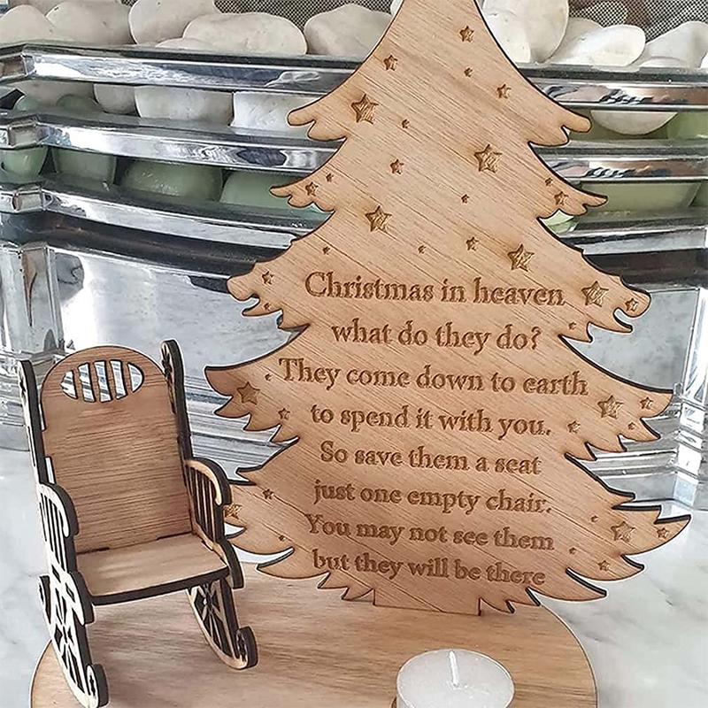Christmas Memorial Candles Ornament In Memory of Loved Ones