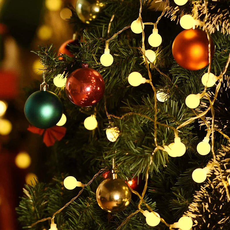 GlowySphere LED Lichtslinger – Warme & Kleurrijke Bolverlichting voor Binnen en Buiten