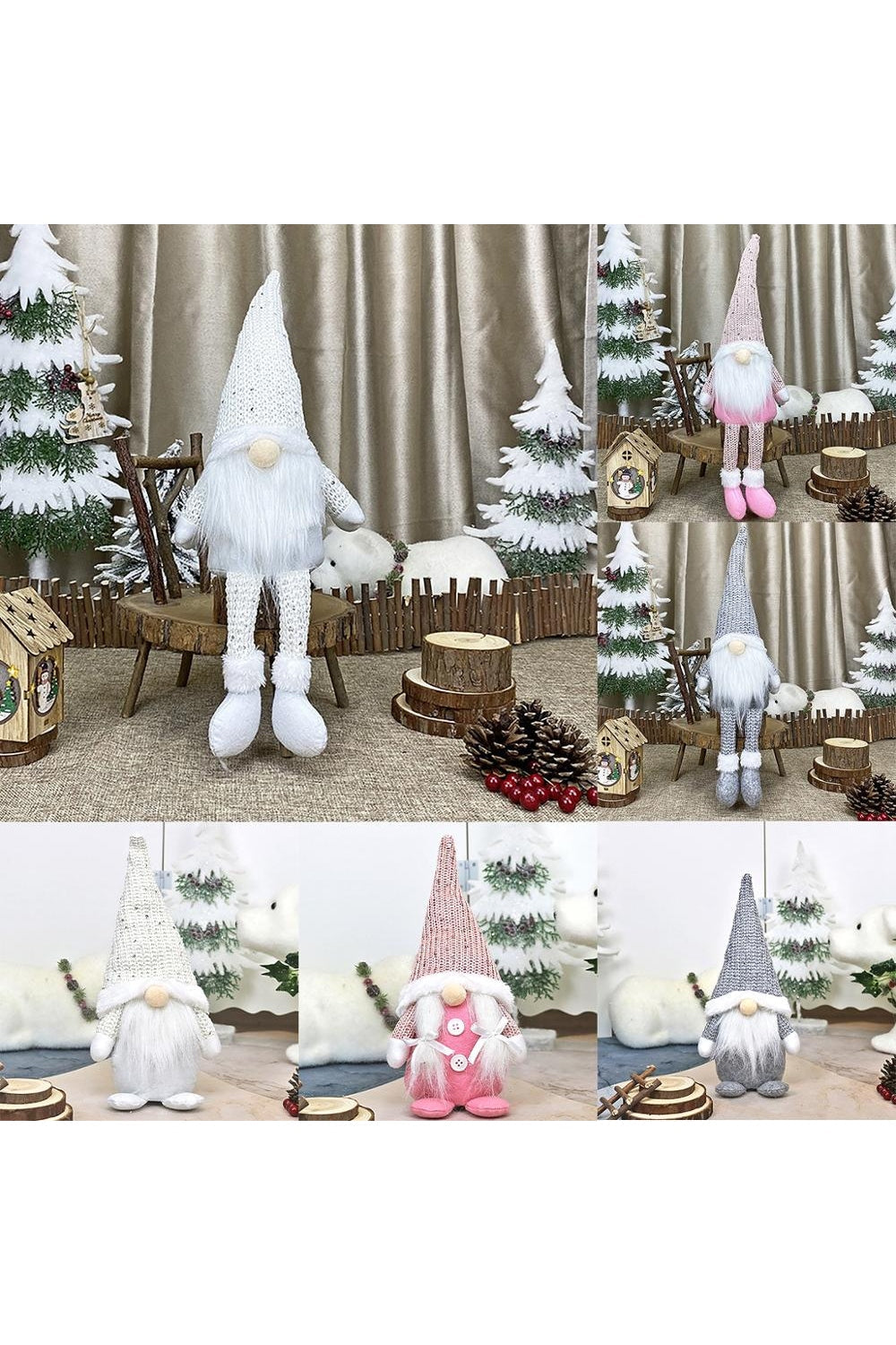Faceless fabric gnome