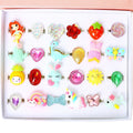 Unisex Creative Decoration Set with Colorful Motif Buttons