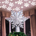 Christmas Decorations LED Snowflake Tree Topper