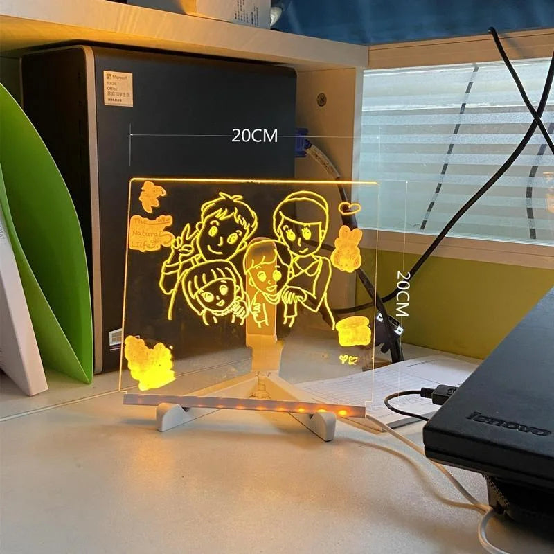 Children's LED Notice Board with Colors