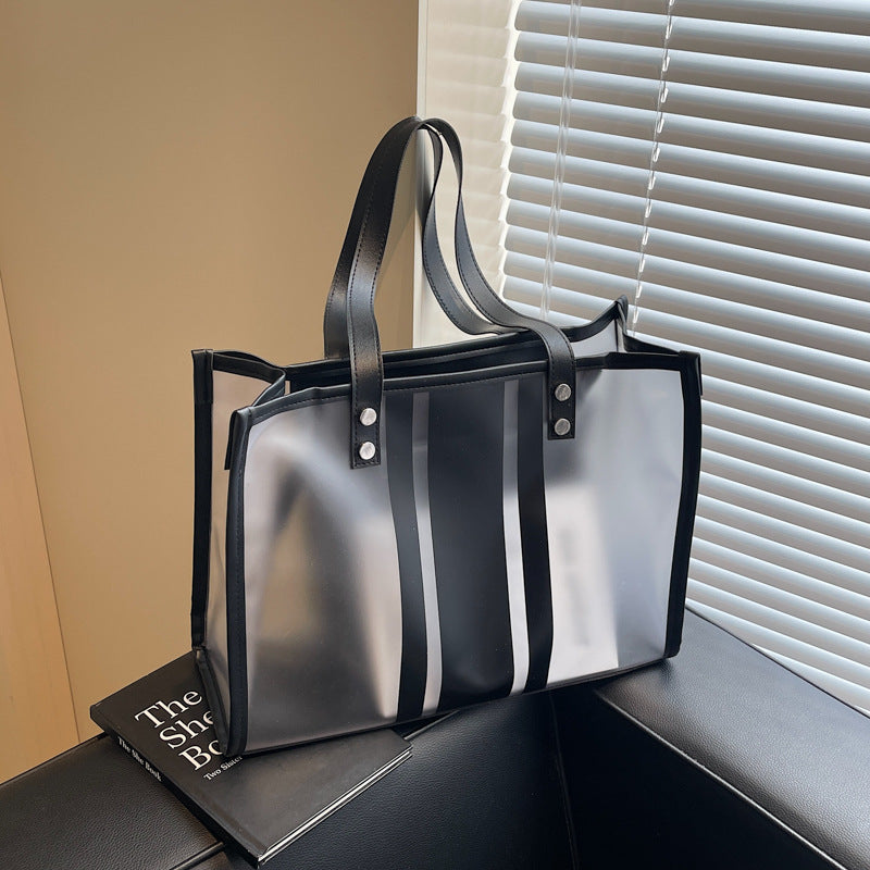 Stylish Clear Utility Tote 
Maetiva