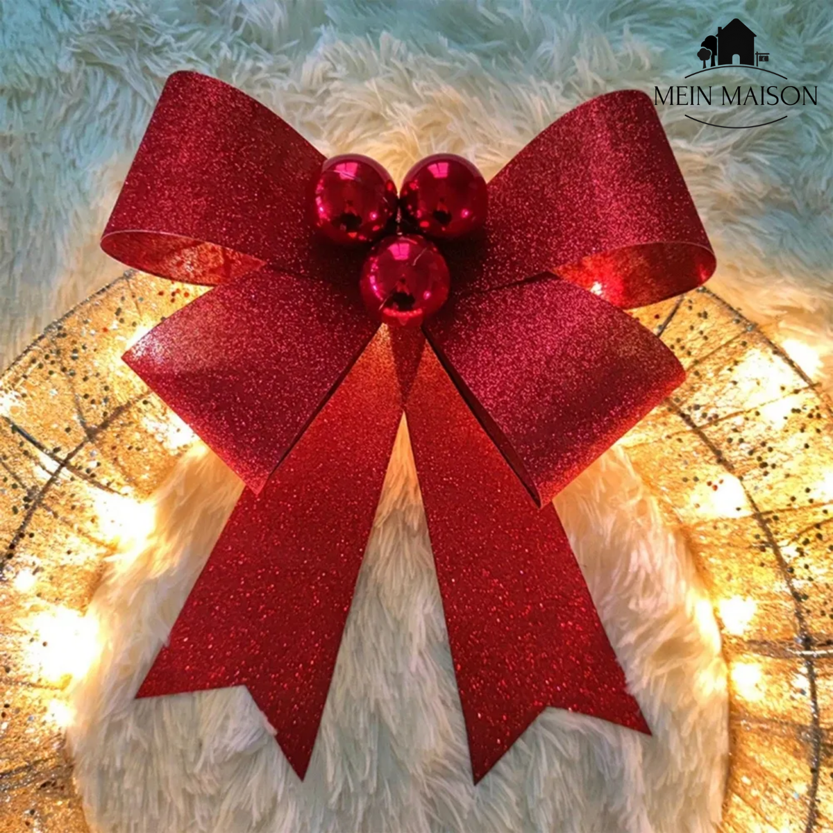 GlowBow – The glowing Christmas wreath garland for festive elegance
