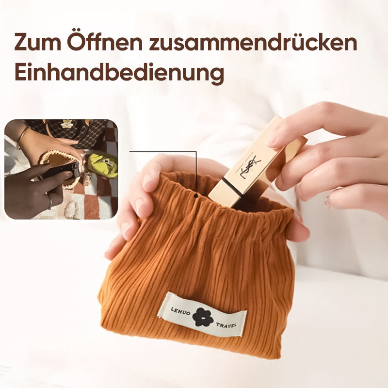 Cord cosmetic bag