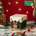 Kerstcadeaudoos met Appelontwerp – Stevige Geschenkverpakking met Feestelijke Vorm