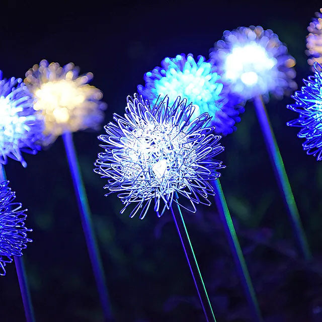 2-Pack: Outdoor Solar Dandelion Garden Lights