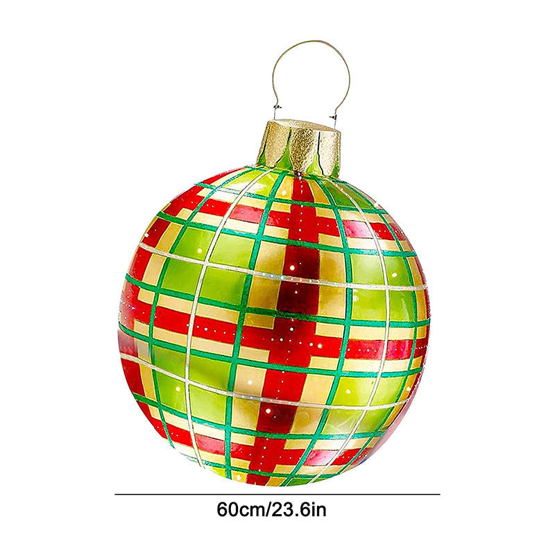 Outdoor Christmas balloon decorated ball