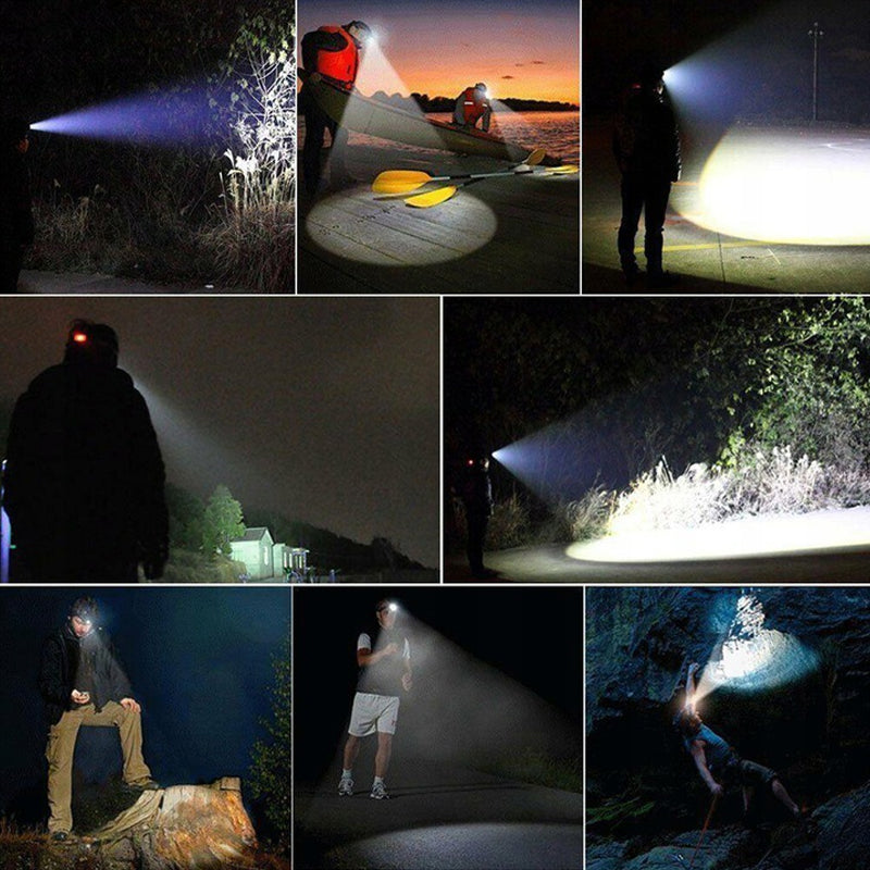 Sporty shimmering spotlights for the outdoors