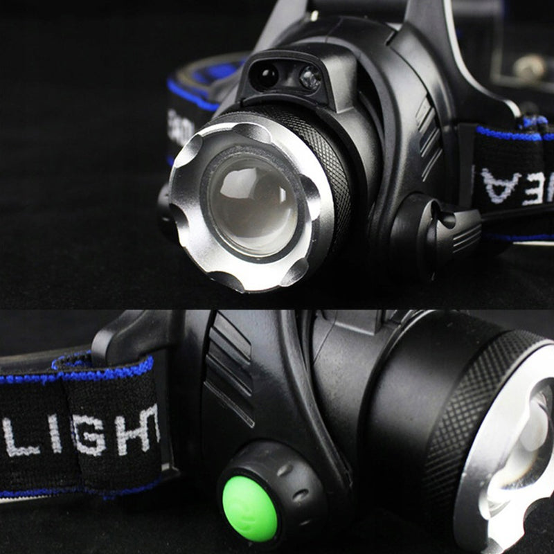 Sporty shimmering spotlights for the outdoors