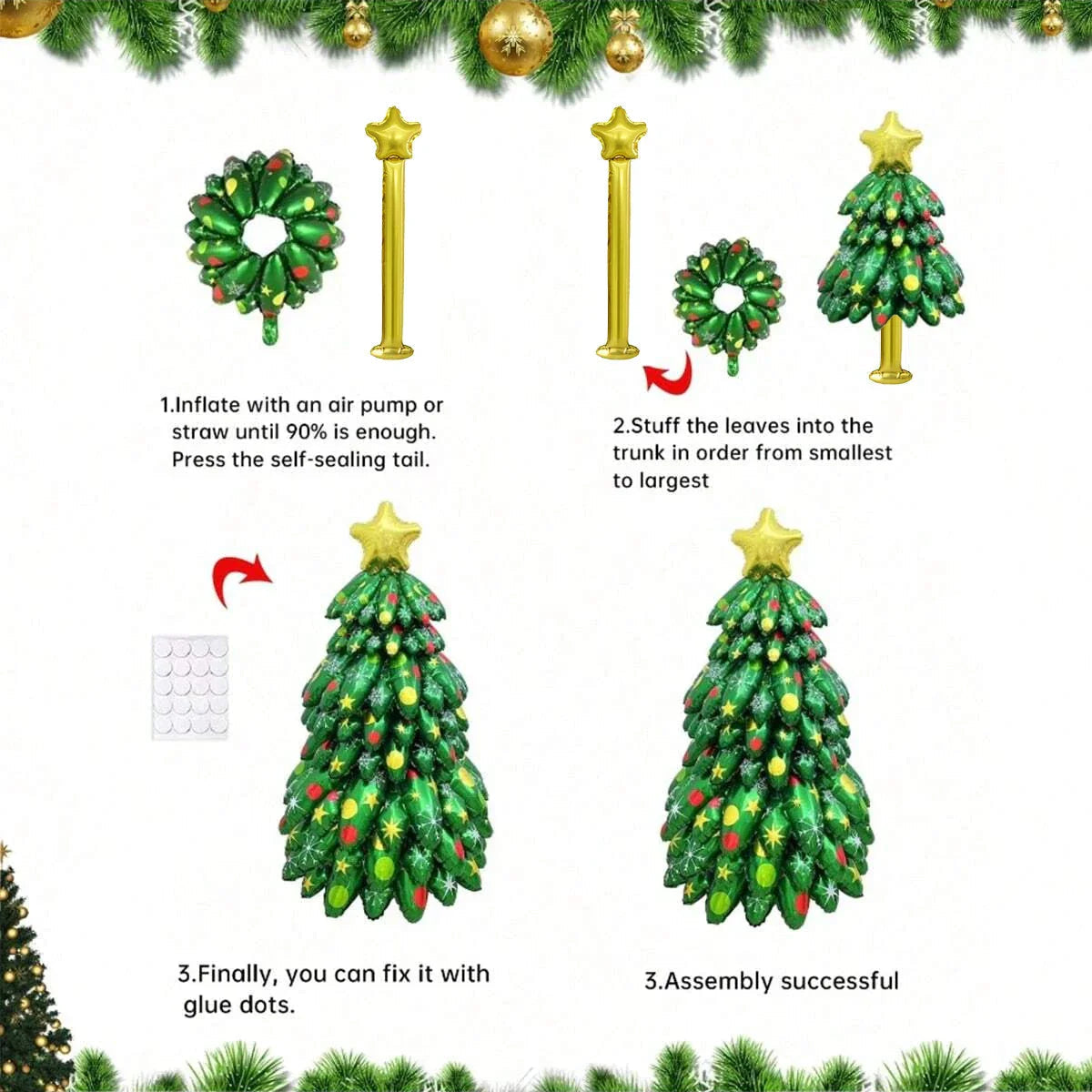 North Light Magic Inflatae Christmas Tree