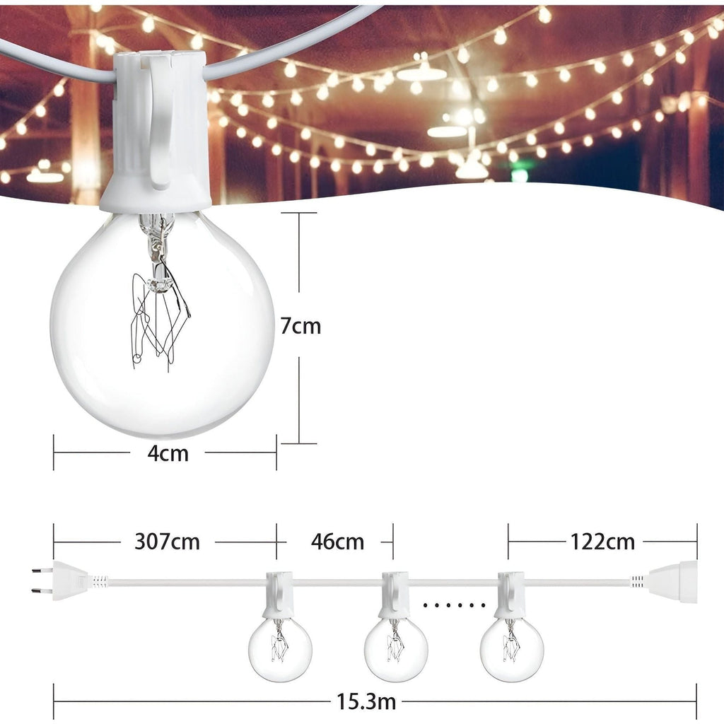 FairyFlicker String Lights - Luxurious Patio Lighting with Waterproof Protection