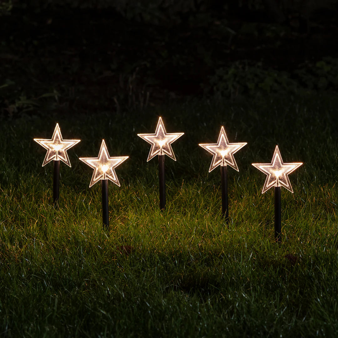 SnowGlow - Solar Pathway Lights for festive outdoor charm