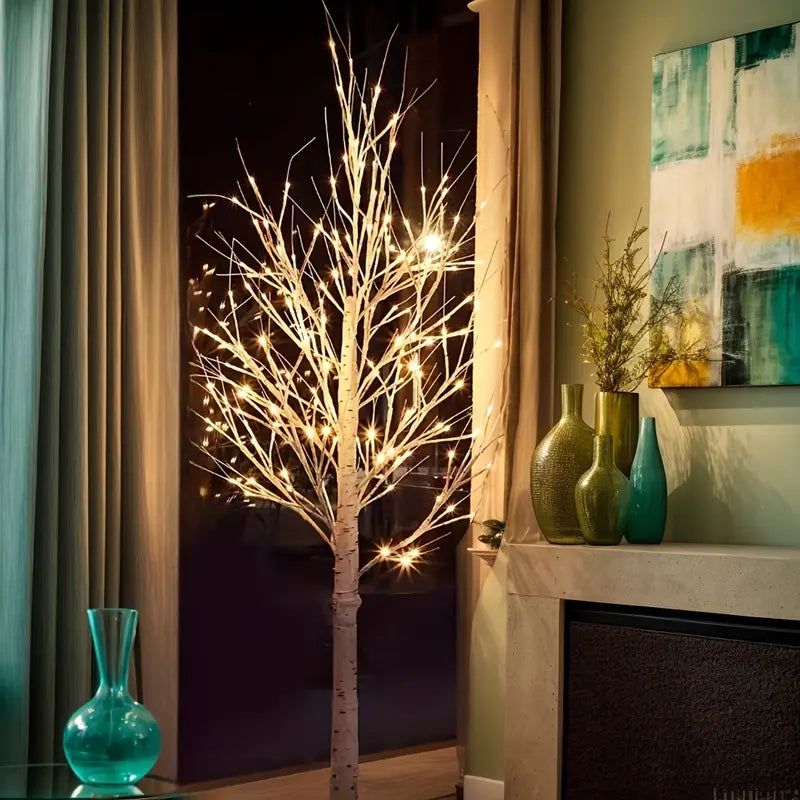 Golden Birch Tree | LED Decoration for Parties 182.88 cm