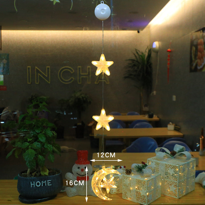 Christmas Window Lighting with Suction Cup