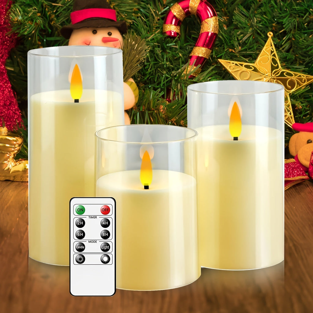 FlamelessGlow - Magical LED Candle Set with Remote Control