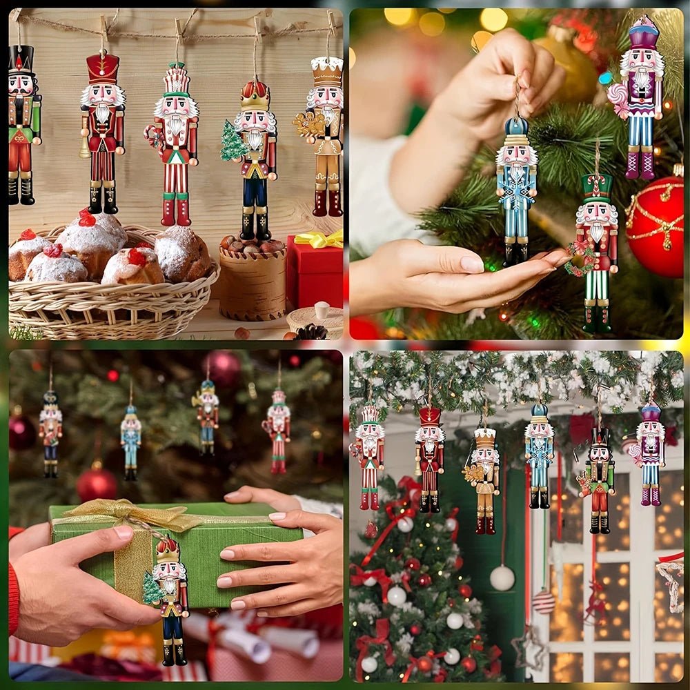 Elegant Nutcracker Soldier Set with Festive Finish