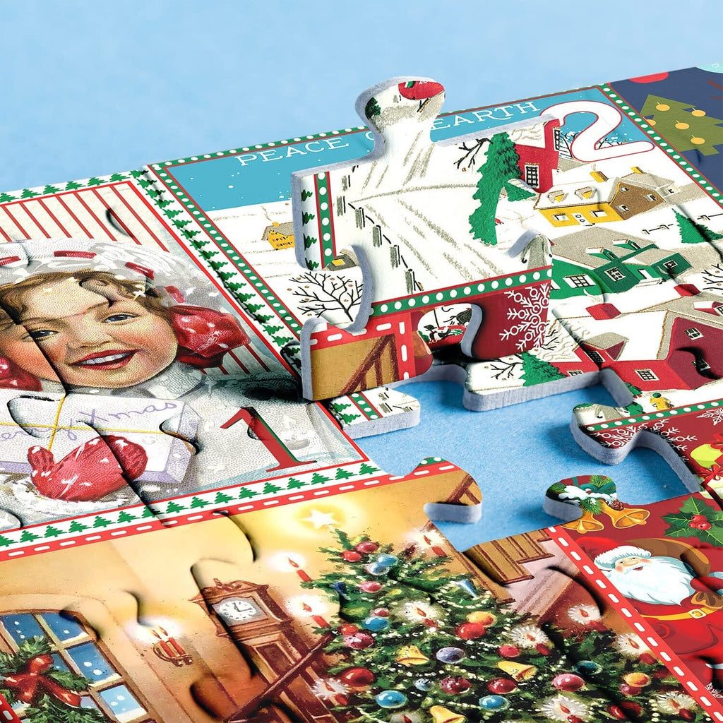 Christmas Advent Calendar Puzzle Game 1000 Pieces
