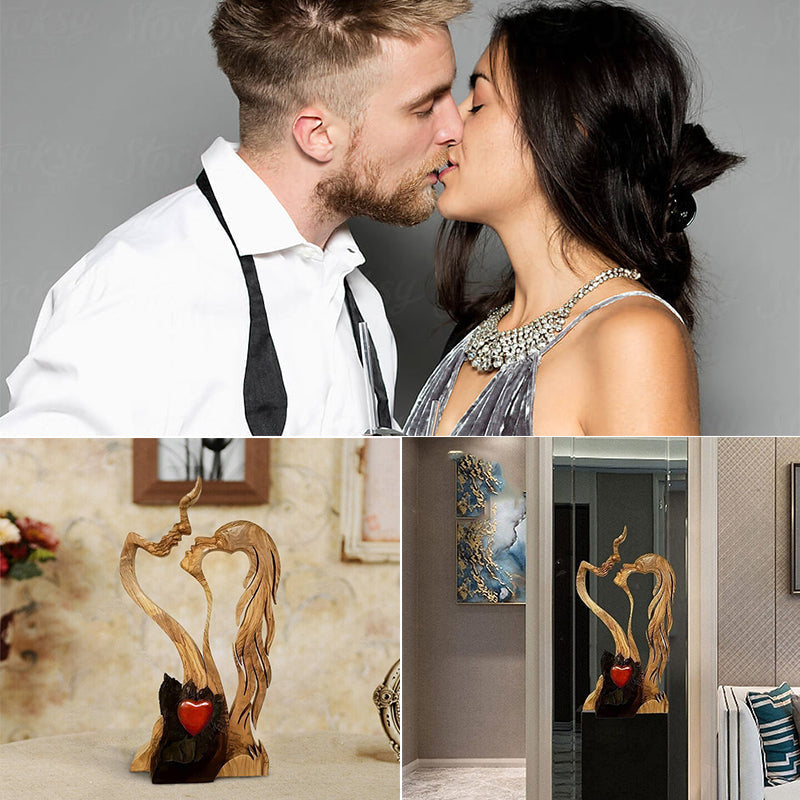 Wood decorations ornaments love forever