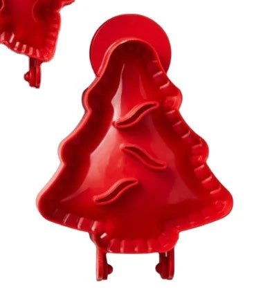 Precise dough press for evenly shaped