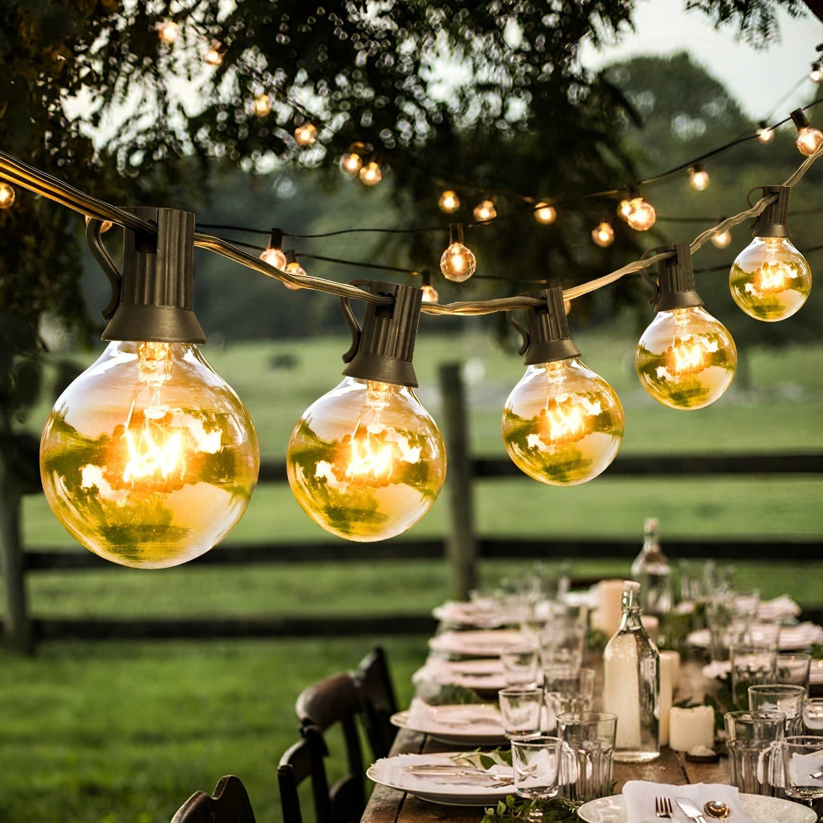 FairyFlicker String Lights - Luxurious Patio Lighting with Waterproof Protection